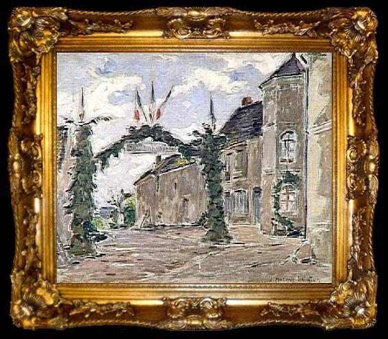 framed  Etienne Moreau-Nelaton Reception du Prefet, ta009-2